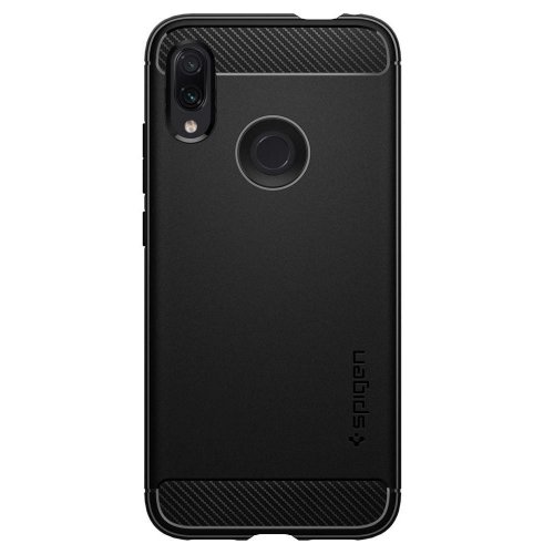Чехол Spigen для Xiaomi Redmi Note 7 Pro/Note 7 Rugged Armor (S34CS26086) Matte Black купить в Украине: Киев, Днепр, Харьков, Одесса  | Низкая цена, отзывы, характеристики от TELEMART фото