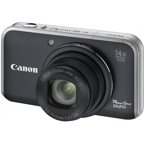 Купить Цифровые фотоаппараты Canon PowerShot SX210 IS Black - цена в Харькове, Киеве, Днепре, Одессе
в интернет-магазине Telemart фото