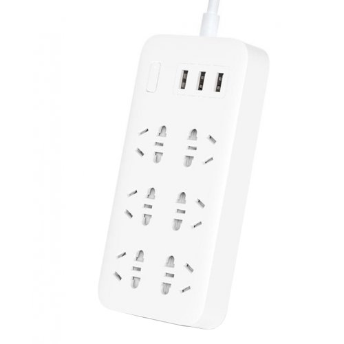 Купить Сетевой фильтр Xiaomi Mi Power Strip 6 розеток + 3 USB White - цена в Харькове, Киеве, Днепре, Одессе
в интернет-магазине Telemart фото