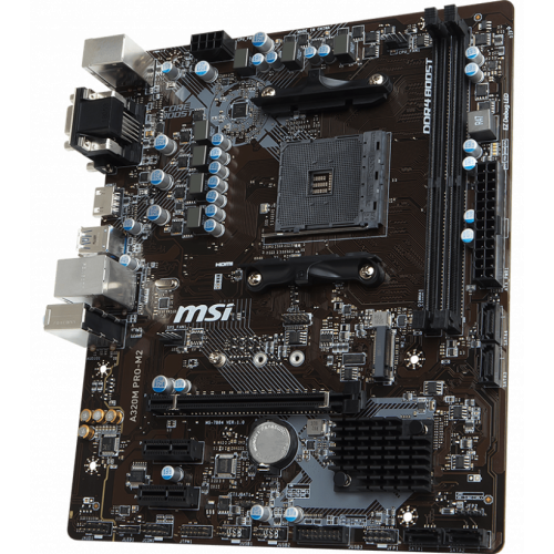 Photo Motherboard MSI A320M-A PRO M2 (sAM4, AMD A320)