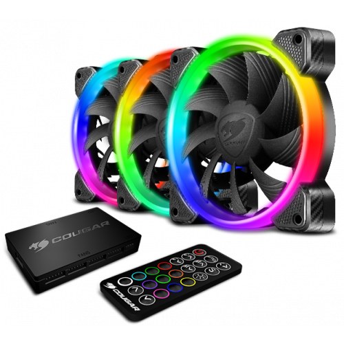 Продать Кулер для корпуса Cougar HPB RGB Cooling Kit по Trade-In интернет-магазине Телемарт - Киев, Днепр, Украина фото