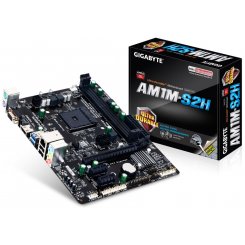 Материнська плата Gigabyte GA-AM1M-S2H (sAM1, AMD AM1)