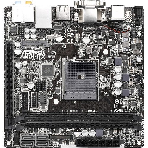 Продать Материнская плата AsRock AM1H-ITX (sAM1, AMD AM1) по Trade-In интернет-магазине Телемарт - Киев, Днепр, Украина фото