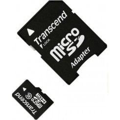 Карта пам'яті Transcend microSDHC 8GB Class 6 (с адаптером) (TS8GUSDHC6)