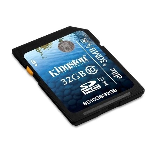 Купити Карта пам'яті Kingston SDHC 16GB Class 10 UHS-I G3 Elite 30MB/s (SD10G3/16GB) - ціна в Києві, Львові, Вінниці, Хмельницькому, Франківську, Україні | інтернет-магазин TELEMART.UA фото