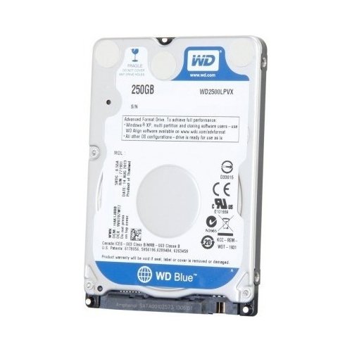Продати Жорсткий диск Western Digital Blue Mobile 250GB 8MB 2.5" (WD2500LPVX) за Trade-In у інтернет-магазині Телемарт - Київ, Дніпро, Україна фото