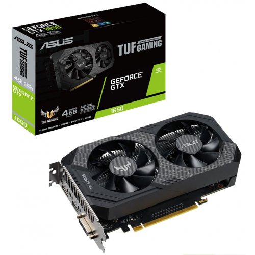 Фото Відеокарта Asus TUF GeForce GTX 1650 SUPER Gaming 4096MB (TUF-GTX1650S-4G-GAMING)