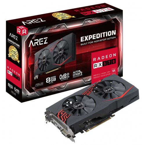 Продати Відеокарта Asus Radeon RX 570 AREZ Expedition 8192MB (AREZ-EX-RX570-8G) за Trade-In у інтернет-магазині Телемарт - Київ, Дніпро, Україна фото