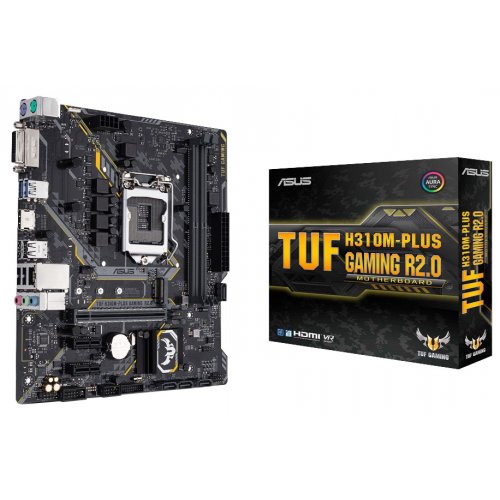 Photo Motherboard Asus TUF H310M-PLUS GAMING R2.0 (s1151-V2, Intel H310)