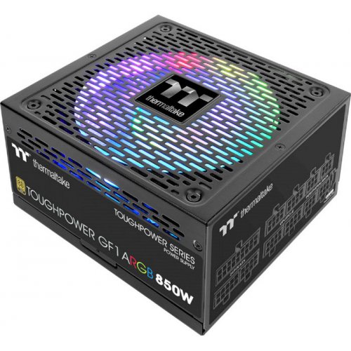 Продать Блок питания Thermaltake Toughpower GF1 ARGB 850W (PS-TPD-0850F3FAGE-1) по Trade-In интернет-магазине Телемарт - Киев, Днепр, Украина фото