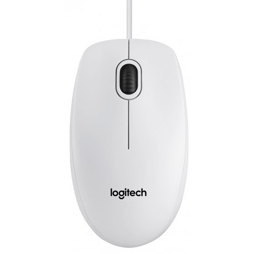 Photo Mouse Logitech B100 Optical USB (910-003360) White