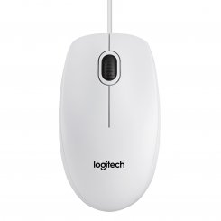 Миша Logitech B100 Optical USB (910-003360) White