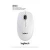 Photo Mouse Logitech B100 Optical USB (910-003360) White