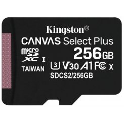 Карта пам'яті Kingston microSDXC Canvas Select Plus 256GB Class 10 (SDCS2/256GBSP)