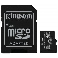 Карта памяти Kingston microSDHC Canvas Select Plus 32GB Class 10 (с адаптером) (SDCS2/32GB)