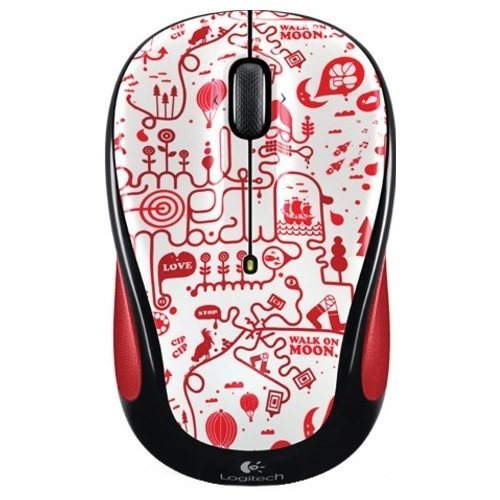 Купить Мышка Logitech Wireless Mouse M325 Red Smile - цена в Харькове, Киеве, Днепре, Одессе
в интернет-магазине Telemart фото