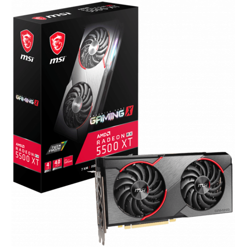 Продати Відеокарта MSI Radeon RX 5500 XT Gaming X 4096MB (RX 5500 XT GAMING X 4G) за Trade-In у інтернет-магазині Телемарт - Київ, Дніпро, Україна фото