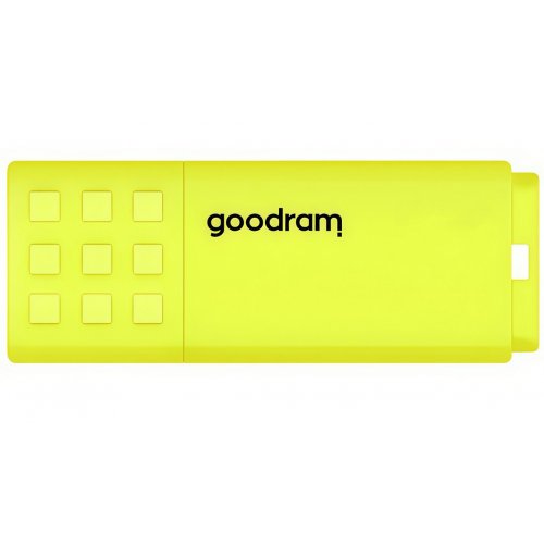 Накопичувач GoodRAM UME2 32GB USB 2.0 (UME2-0320Y0R11) Yellow купити в Україні: Київ, Львів, Хмельницький, Тернопіль, Івано-Франківськ | Низька ціна, відгуки, характеристики від TELEMART фото