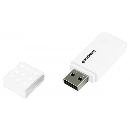 Накопичувач GoodRAM UME2 64GB USB 2.0 (UME2-0640W0R11) White купити в Україні: Київ, Львів, Хмельницький, Тернопіль, Івано-Франківськ | Низька ціна, відгуки, характеристики від TELEMART фото