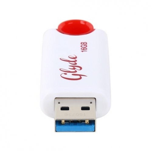 Купить Накопитель Patriot Glyde 16GB USB 3.1 (PSF16GGLD3USB) White - цена в Харькове, Киеве, Днепре, Одессе
в интернет-магазине Telemart фото