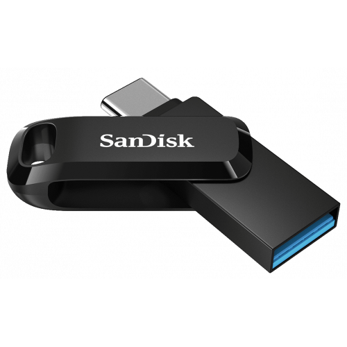 Накопичувач SanDisk Ultra Dual Drive Go 32GB USB Type-C (SDDDC3-032G-G46) Black купити в Україні: Київ, Львів, Хмельницький, Тернопіль, Івано-Франківськ | Низька ціна, відгуки, характеристики від TELEMART фото