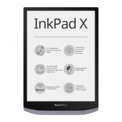 Фото Электронная книга PocketBook 1040 InkPad X (PB1040-J-CIS) Metallic Grey