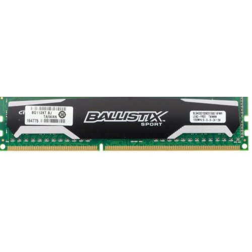 Продать ОЗУ Crucial Ballistix Sport DDR3 4GB 1333Mhz (BLS4G3D1339DS1S00) по Trade-In интернет-магазине Телемарт - Киев, Днепр, Украина фото