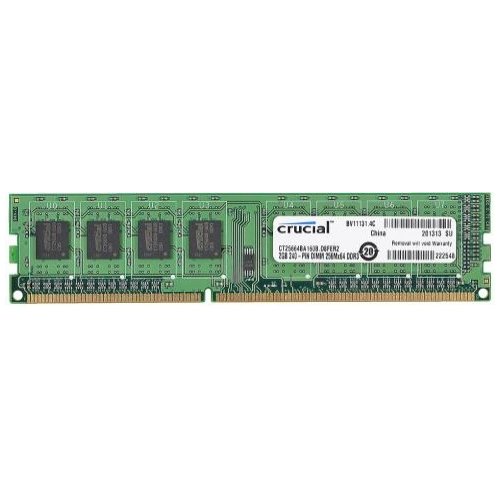 Продати ОЗП Crucial DDR3 2GB 1600Mhz (CT25664BA160B) за Trade-In у інтернет-магазині Телемарт - Київ, Дніпро, Україна фото
