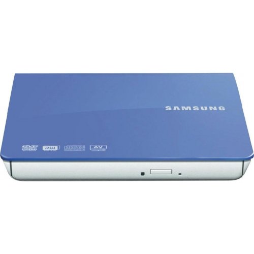 Купити Оптичний привід Samsung SATA DVD±R/RW 8x Slim (SE-208DB/TSLS) Blue - ціна в Києві, Львові, Вінниці, Хмельницькому, Франківську, Україні | інтернет-магазин TELEMART.UA фото