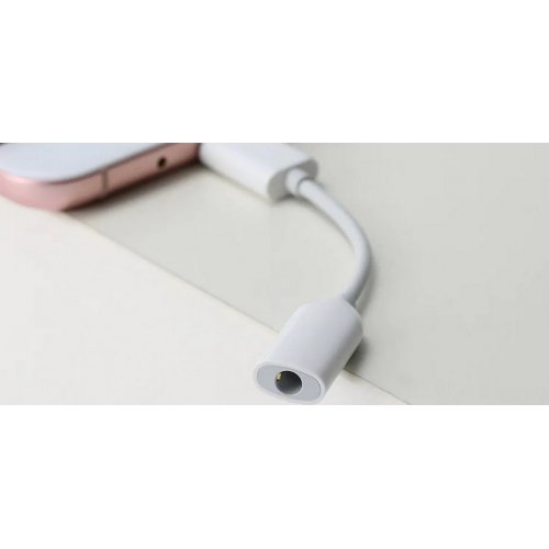 Купить Адаптер Xiaomi Mi USB Type-C to 3.5mm White - цена в Харькове, Киеве, Днепре, Одессе
в интернет-магазине Telemart фото