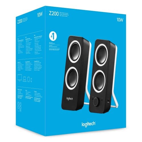 Купить Акустическая система Logitech Multimedia Speaker Z200 Midnight Black - цена в Харькове, Киеве, Днепре, Одессе
в интернет-магазине Telemart фото