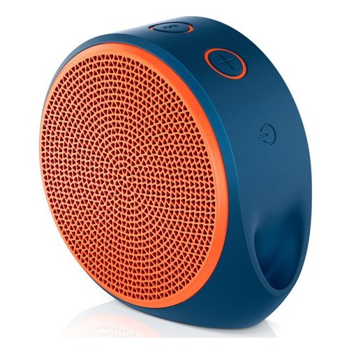 Купить Акустическая система Logitech X100 Mobile Speaker Blue-Orange - цена в Харькове, Киеве, Днепре, Одессе
в интернет-магазине Telemart фото