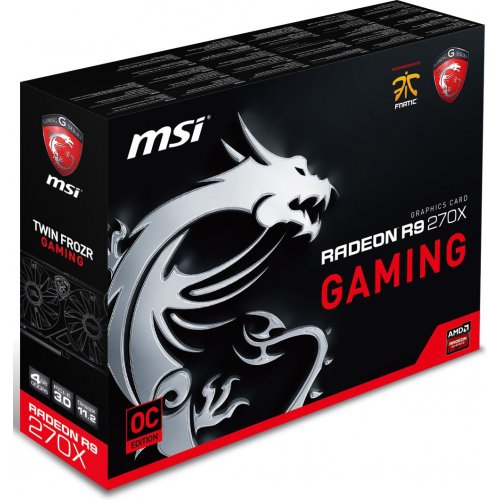 Продати Відеокарта MSI Radeon R9 270X 4096MB (R9 270X GAMING 4G) за Trade-In у інтернет-магазині Телемарт - Київ, Дніпро, Україна фото