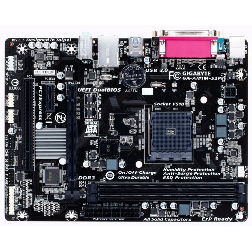 Продати Материнська плата Gigabyte GA-AM1M-S2P (sAM1, AMD AM1) за Trade-In у інтернет-магазині Телемарт - Київ, Дніпро, Україна фото