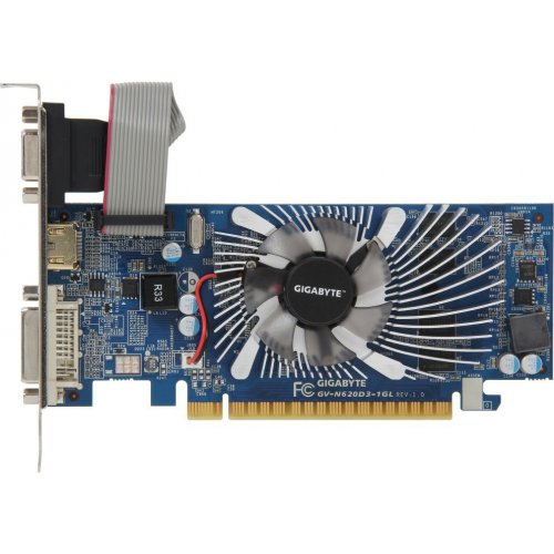 Продать Видеокарта Gigabyte GeForce GT 620 1024MB (GV-N620D3-1GL) по Trade-In интернет-магазине Телемарт - Киев, Днепр, Украина фото