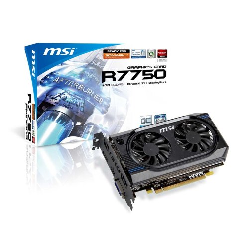 Продати Відеокарта MSI Radeon HD7750 1024MB (R7750-PMD1GD5/OC) за Trade-In у інтернет-магазині Телемарт - Київ, Дніпро, Україна фото