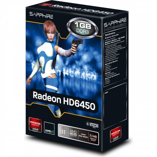 Продать Видеокарта Sapphire Radeon HD6450 1024MB (11190-02-20G) по Trade-In интернет-магазине Телемарт - Киев, Днепр, Украина фото