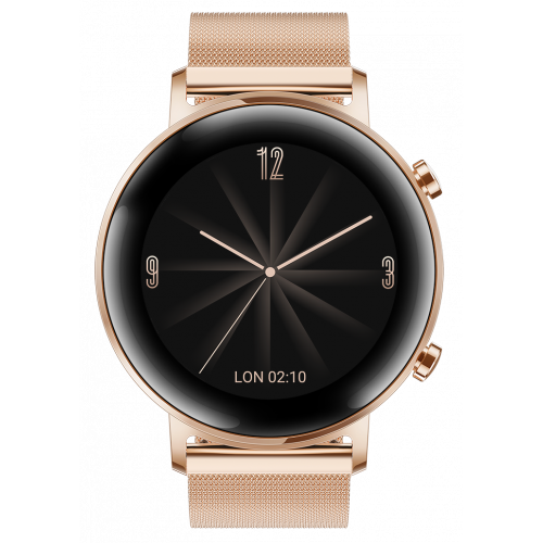 Купить Умные часы Huawei Watch GT 2 Elegant 42 mm Gold - цена в Харькове, Киеве, Днепре, Одессе
в интернет-магазине Telemart фото