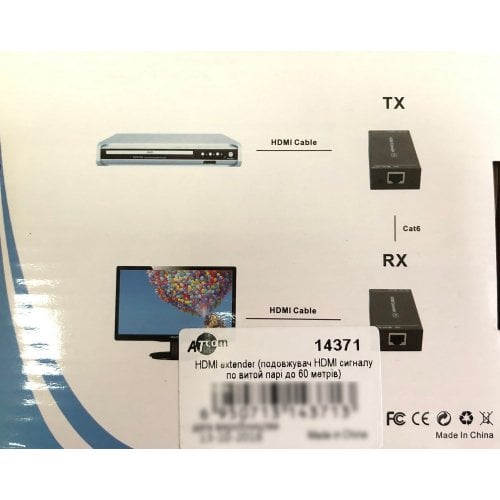 Купить Экстендер ATcom HDMI extender Ethernet up to 60m (14371) - цена в Харькове, Киеве, Днепре, Одессе
в интернет-магазине Telemart фото
