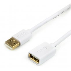 Кабель ATcom USB 2.0 AM-AF 0.8m (13424) White