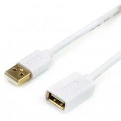 Кабель ATcom USB 2.0 AM-AF 1.8m (13425) White