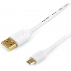 Кабель ATcom USB 2.0 AM-microUSB 0.8m (16123) White