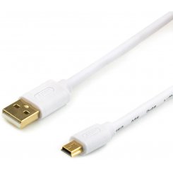 Кабель ATcom USB 2.0 AM-miniUSB 1.8m (16120) White