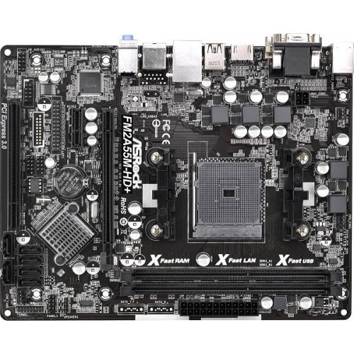 Продати Материнська плата AsRock FM2A55M-HD+ (FM2+, AMD A55) за Trade-In у інтернет-магазині Телемарт - Київ, Дніпро, Україна фото