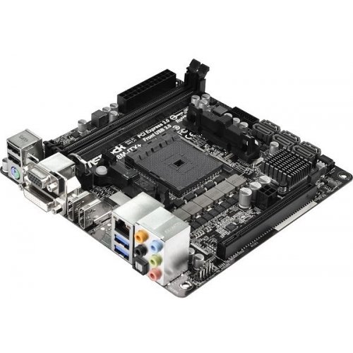 Продати Материнська плата AsRock FM2A78M-ITX+ (FM2+, AMD A78) за Trade-In у інтернет-магазині Телемарт - Київ, Дніпро, Україна фото
