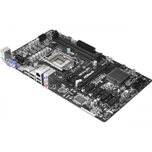Продать Материнская плата AsRock H61 PRO BTC (s1155, Intel H61) по Trade-In интернет-магазине Телемарт - Киев, Днепр, Украина фото