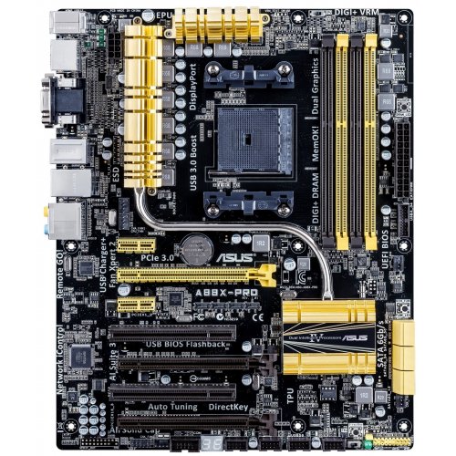 Продать Материнская плата Asus A88X-PRO (FM2+, AMD A88X) по Trade-In интернет-магазине Телемарт - Киев, Днепр, Украина фото