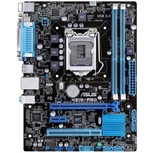 Продати Материнська плата Asus H61M-PRO (s1155, Intel H61) за Trade-In у інтернет-магазині Телемарт - Київ, Дніпро, Україна фото