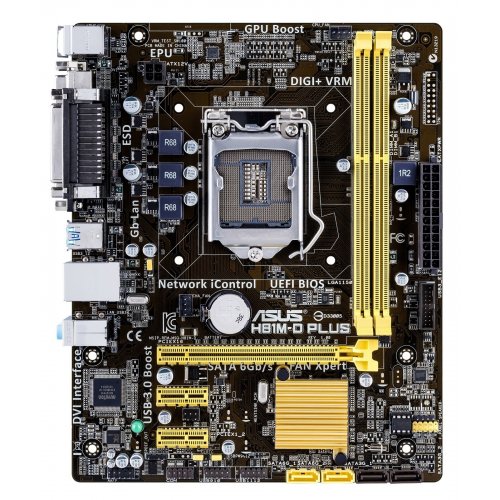 Продати Материнська плата Asus H81M-D PLUS (s1150, Intel H81) за Trade-In у інтернет-магазині Телемарт - Київ, Дніпро, Україна фото