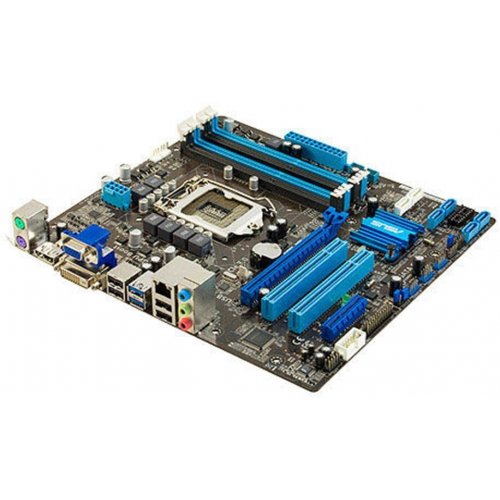 Продать Материнская плата Asus P8Q77-M (s1155, Intel Q77) по Trade-In интернет-магазине Телемарт - Киев, Днепр, Украина фото